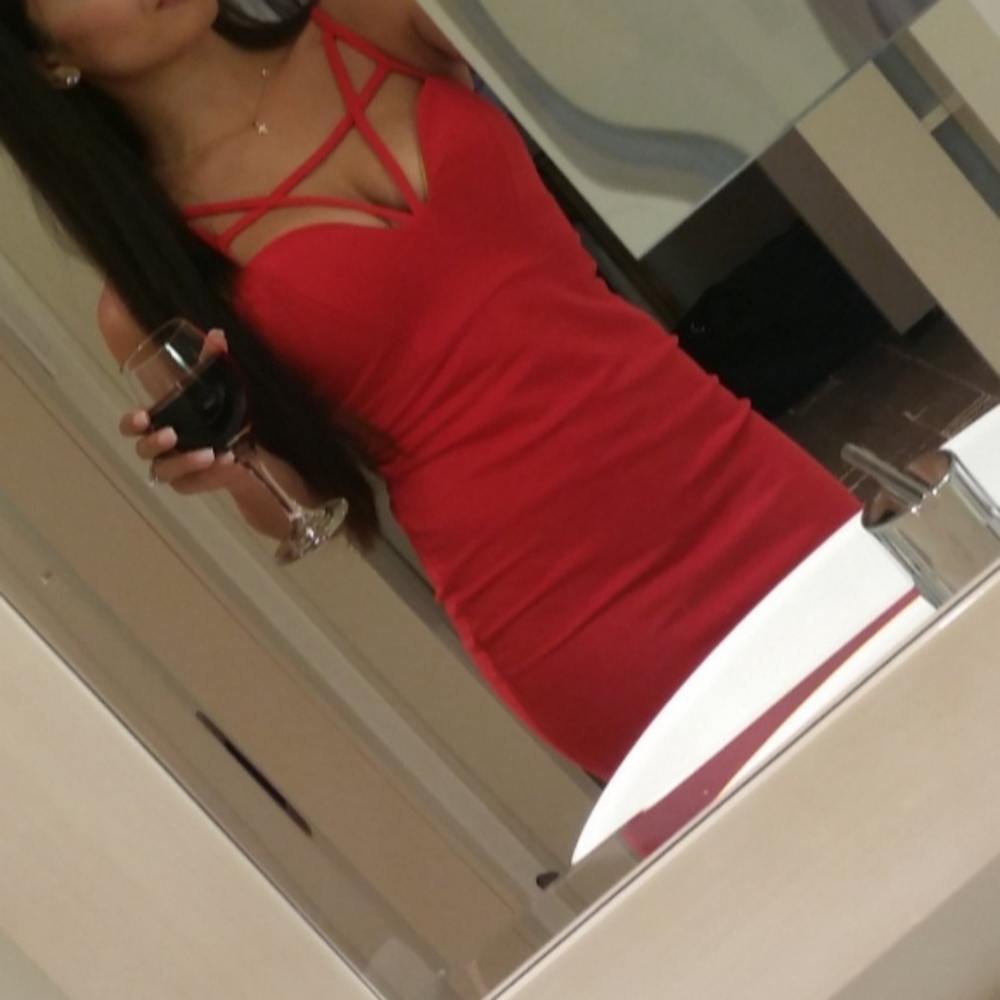 Red dress